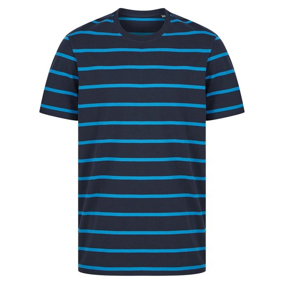 Front Row Mens Striped T-Shirt