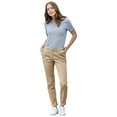 thumbnail image 1 of Front Row Womens Cotton Rich Stretch Chino Pants/Pants, 1 of 3