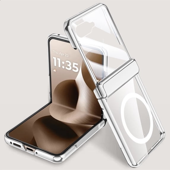 Front Screen Protector for Motorola Ultra 2025/Razr 60 Ultra Compatible with transparent cases Features hinge protection layer Anti-yellowing PC material backplate