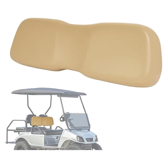 Front Seat Backrest Compatible with 2000.5-up Club Car DS Golf Cart Back Cushion Plastic Foam Wood