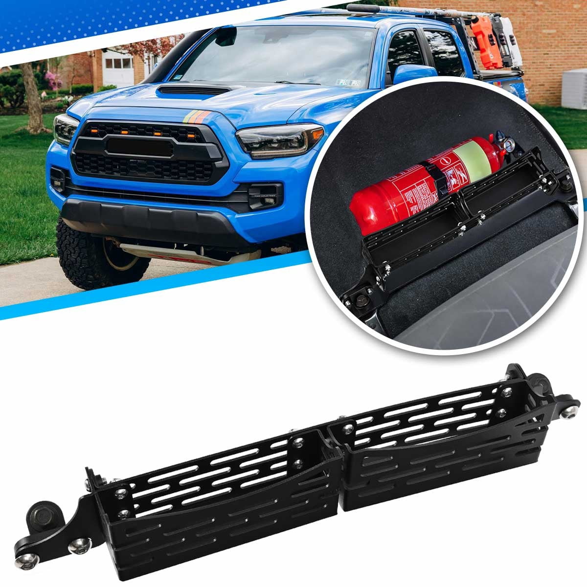 Front Seat Bracket Storage Tray Molle Panel For Tacoma 05-2023 For 4Runner Gx460
