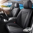 thumbnail image 1 of Front Seat Covers Fit for Saturn Vue 2001-2010,Breathable Faux Leather Front Car Seat Covers,Waterproof Anti-Slip Wear-Resistant & Easy to Clean Automotive Seat Covers (Black, Front Seat), 1 of 7