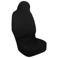 thumbnail image 1 of Unique Bargains Front Seat Covers Protector Polyester Seat Cover Protector Pads Universal for Car Truck SUV Black, 1 of 7