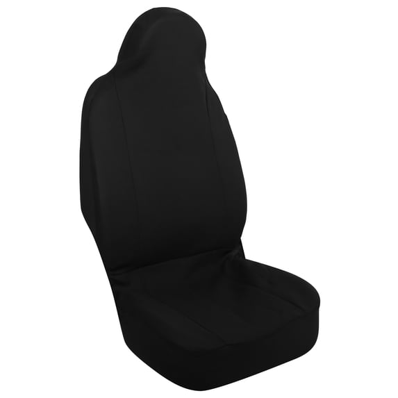 Unique Bargains Front Seat Covers Protector Polyester Seat Cover Protector Pads Universal for Car Truck SUV Black