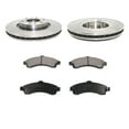 thumbnail image 1 of Front Semi-Metallic Brake Pad and Rotor Kit - Compatible with 2002 - 2005 GMC Envoy XL 2003 2004, 1 of 2