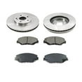 thumbnail image 1 of Front Semi-Metallic Brake Pad and Rotor Kit - Compatible with 2003 - 2008 Honda Pilot 2004 2005 2006 2007, 1 of 2