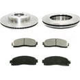 thumbnail image 1 of Front Semi Metallic Brake Pads and Rotor Kit - Compatible with 2002 - 2005 Ford Explorer 2003 2004, 1 of 2