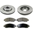 thumbnail image 1 of Front Semi Metallic Brake Pads and Rotor Kit - Compatible with 2009 - 2015 Honda Pilot 2010 2011 2012 2013 2014, 1 of 2