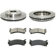 thumbnail image 1 of Front Semi Metallic Disc Brake Pad and Rotor Kit - Compatible with 1999 - 2006 Chevy Silverado 1500 2000 2001 2002 2003 2004 2005, 1 of 2