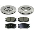 thumbnail image 1 of Front Semi Metallic Disc Brake Pad and Rotor Kit - Compatible with 2010 - 2017 Chevy Equinox 2011 2012 2013 2014 2015 2016, 1 of 2