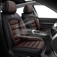 thumbnail image 1 of Front Set Car Seat Covers Fit for Infiniti 97% Car Models Faux Leather Full Coverage Car Seat Cushions Anti-Slip Car Interior Accessories(Black+Coffee,Standard)Universal Fit, 1 of 6