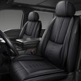 thumbnail image 1 of Front Set Car Seat Covers for Cadillac 98% Models,Waterproof Faux Leather Car Seats Cushions,Protect Car's Original Seats(Black), 1 of 7