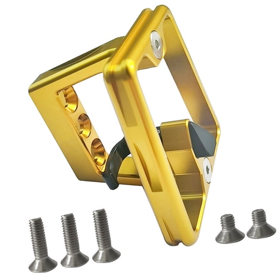 Front Shelf Mount Carriers S Bag Hook Clip Bracket Aluminum Alloys Front Carriers Block Bicycles Frame Adapter Enduring