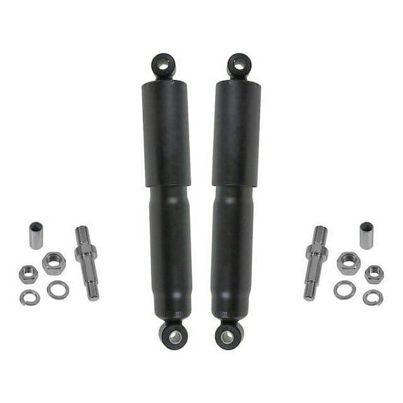 Front Shock Absorber Set 2 Piece - Compatible with 1989 - 1991 Chevy R3500 1990
