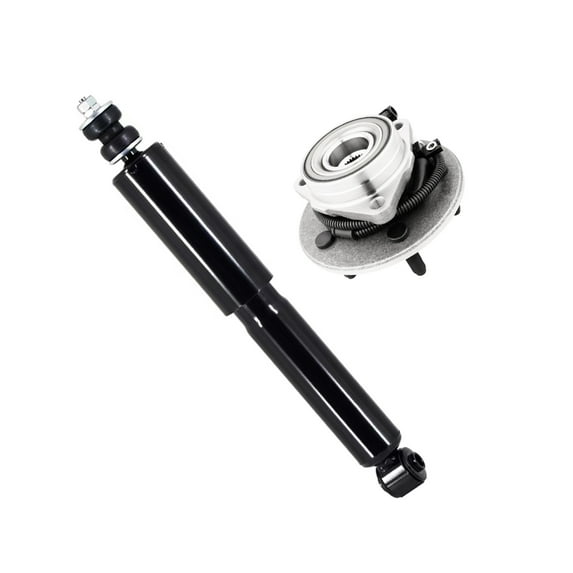 Front Shock Absorber-Wheel Hub Bearing Assembly For 2000-2003 Ford F-150 4WD
