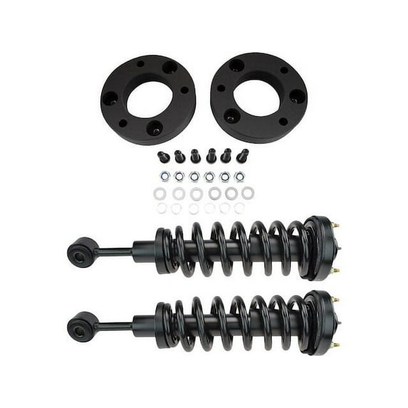 Front Shock Absorber and Coil Spring Assembly Kit 2 Piece - Compatible with 2004 - 2008 Ford F-150 4WD 2005 2006 2007