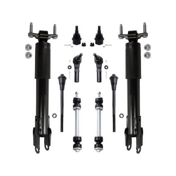 Front Shock Ball Joint Tie Rod End Kit - Compatible with 2011 - 2019 GMC Sierra 2500 HD 2012 2013 2014 2015 2016 2017 2018