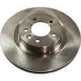 thumbnail image 1 of Front Side Brake Disc Plain Surface Vented Pro-Line Series fits 2005-2009 Land Rover LR3, 1 of 5