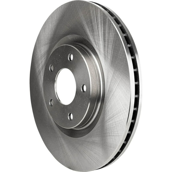 Front Side Brake Disc Plain Surface Vented Pro-Line Series fits 2007-2012 Nissan Sentra
