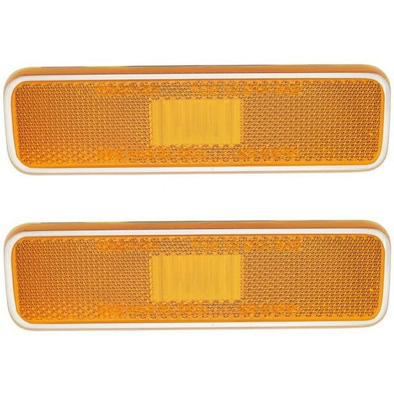 Front Side Marker Light Set 2 Piece - Compatible with 1976 - 1979 Plymouth Volare 1977 1978