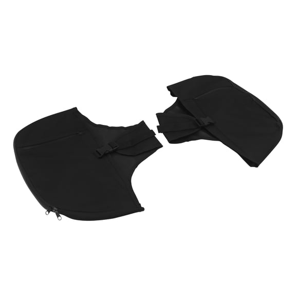 Front Soft Lowers Chaps Engine Guard Cover Leg Warmer Fit For Harley Touring CVO