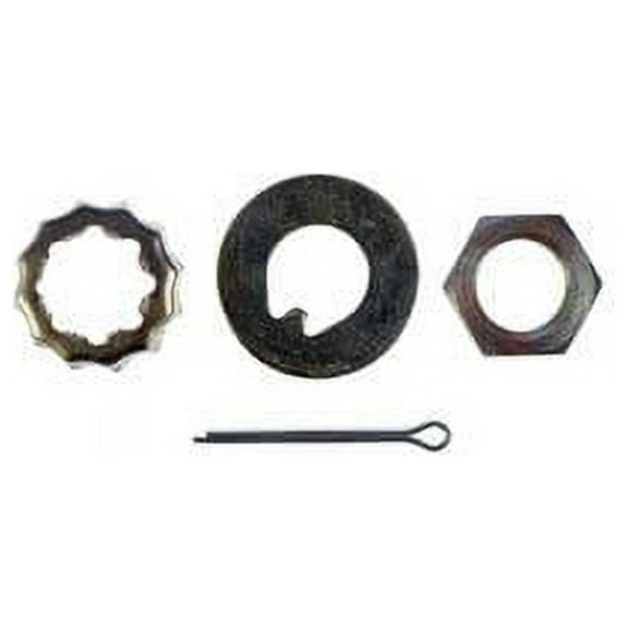Front Spindle Lock Nut Kit - Compatible with 1995 - 1998 Dodge B2500 - Dorman