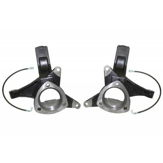 Front Spindles W - Brake Lines