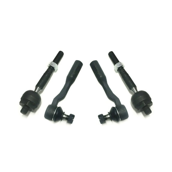 Front Steering 4 Pc Kit Passenger and Driver Tie Rod Ends Inner Outer Fits select: 2000-2002 TOYOTA TUNDRA, 2001-2002 TOYOTA SEQUOIA