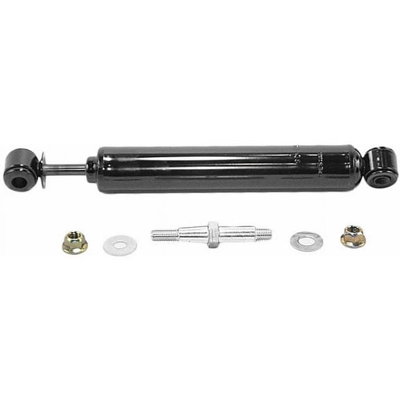 Front Steering Damper - Compatible with 2000 - 2010 Chevy Suburban 2500 2001 2002 2003 2004 2005 2006 2007 2008 2009