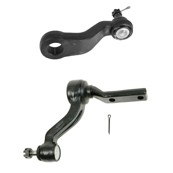 Front Steering Idler Pitman Arm Kit Set Pair 2pc for Chevy GMC Pickup Truck SUV Fits select: 1988-1992 CHEVROLET GMT-400, 1989-1992 GMC SIERRA
