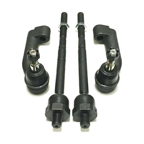 Front Steering Inner Tie Rod Ends + Outer Tie Rod Ends 4 Pc Set Fits select: 2009-2017 FORD F150, 2007-2016 FORD EXPEDITION