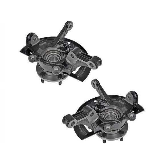 Front Steering Knuckle Set - Compatible with 2002 - 2006 Nissan Altima 2003 2004 2005