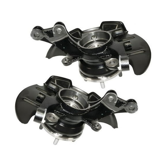 Front Steering Knuckle Set - Compatible with 2007 - 2012 Hyundai Elantra Hatchback 2008 2009 2010 2011