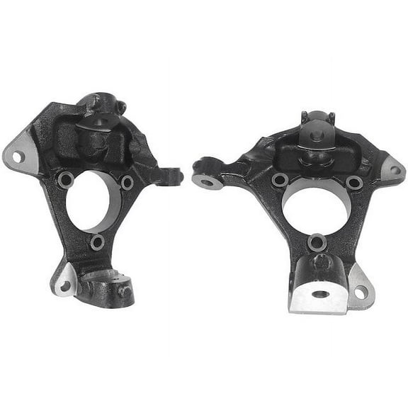 Front Steering Knuckle Set - Compatible with 2007 - 2013 Chevy Avalanche 2008 2009 2010 2011 2012