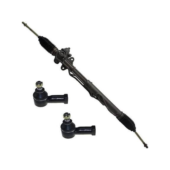 Front Steering Rack and Tie Rod End Kit - Compatible with 1995 - 1999 Mitsubishi Eclipse 1996 1997 1998