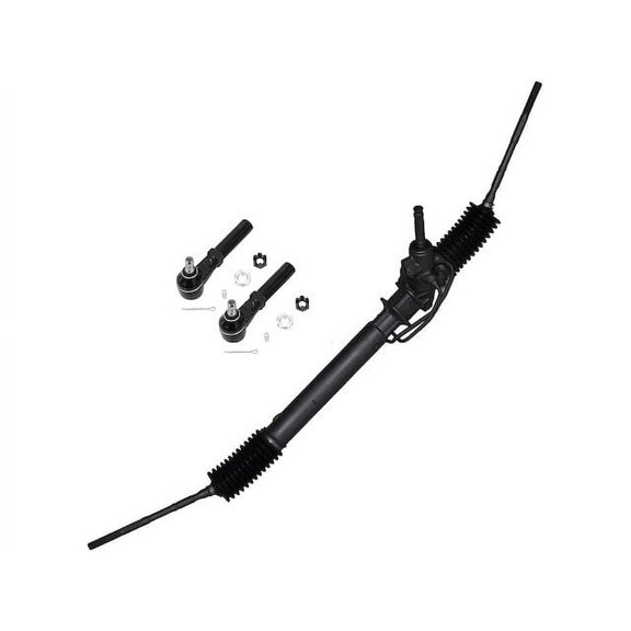 Front Steering Rack and Tie Rod End Kit - Compatible with 1998 - 2002 Subaru Forester 1999 2000 2001