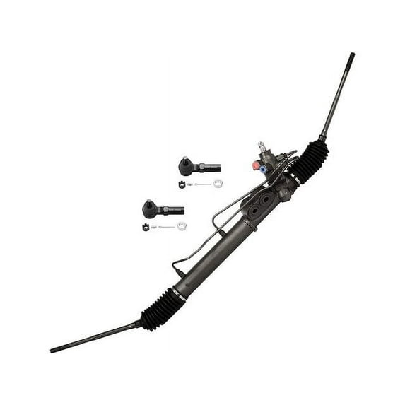 Front Steering Rack and Tie Rod End Kit - Compatible with 2002 - 2004 INFINITI I35 Base 2003