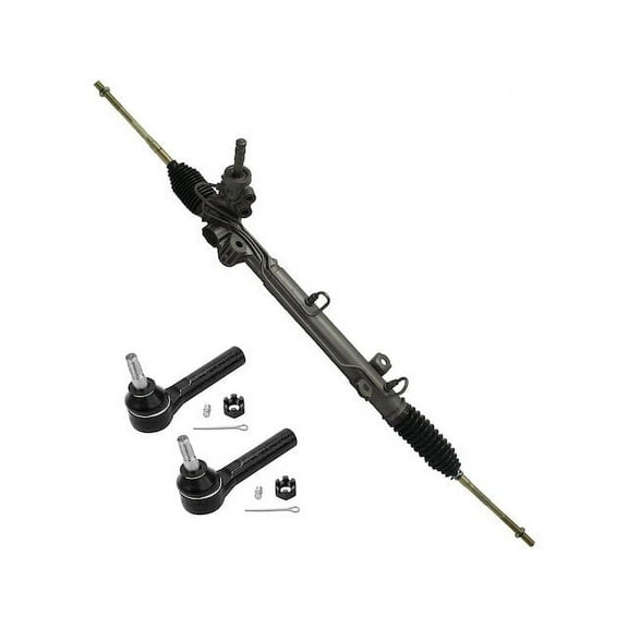 Front Steering Rack and Tie Rod End Kit - Compatible with 2005 - 2007 Chrysler Town & Country 2006
