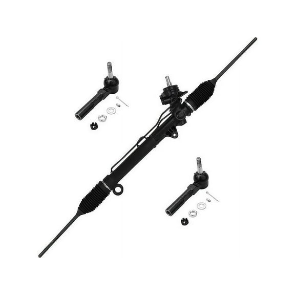 Front Steering Rack and Tie Rod End Kit - Compatible with 2005 - 2007 Saturn Relay 2006
