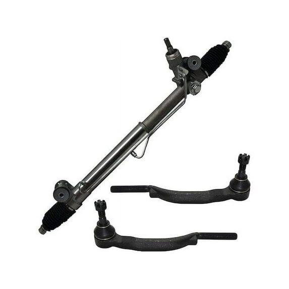 Front Steering Rack and Tie Rod End Kit - Compatible with 2005 - 2009 Saab 9-7x 2006 2007 2008