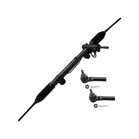 Front Steering Rack and Tie Rod End Kit - Compatible with 2007 - 2017 Jeep Patriot 2008 2009 2010 2011 2012 2013 2014 2015 2016