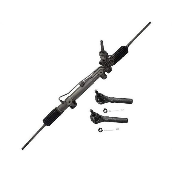 Front Steering Rack and Tie Rod End Kit - Compatible with 2008 - 2010 Dodge Grand Caravan 2009