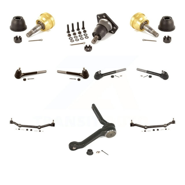 TOR Front Steering Tie Rod End Ball Joints Center link Idler Arm Kit (10Pc) for Car Chevrolet GMC Blazer S10 Sonoma Jimmy Isuzu Hombre - Left Right Side (Driver Passenger) KTR-103948