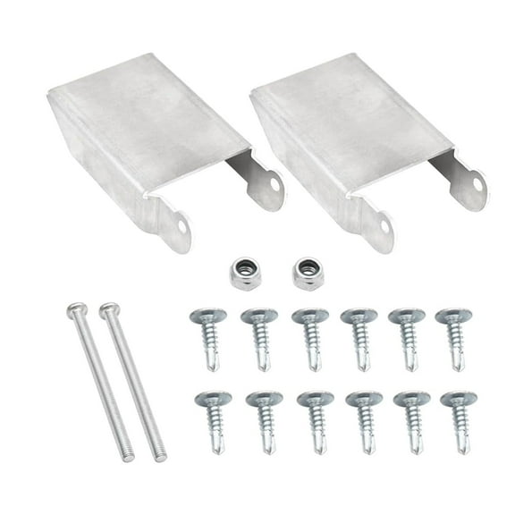 2 Set Front Storage Lid Hinge Kits with Bolts and Screws For Polaris Sportsman 450 570 850 2015 2016 2017 Aluminum Bracket Cover