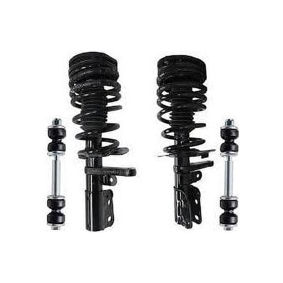 Front Strut Assembly and Sway Bar Link Kit - Compatible with 1992 - 1995 Oldsmobile Achieva 1993 1994