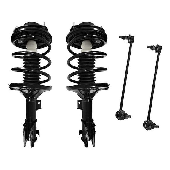 Front Strut Assembly and Sway Bar Link Kit - Compatible with 2001 - 2005 Chrysler Sebring Coupe 2002 2003 2004