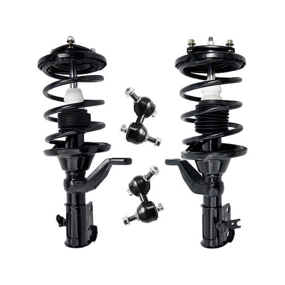 Front Strut Assembly and Sway Bar Link Kit - Compatible with 2001 - 2005 Honda Civic 2002 2003 2004