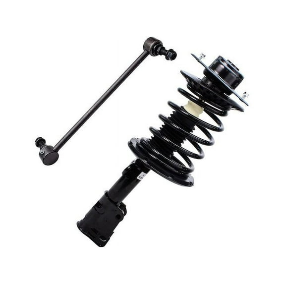 Front Strut Assembly and Sway Bar Link Kit - Compatible with 2001 - 2007 Dodge Caravan 2002 2003 2004 2005 2006