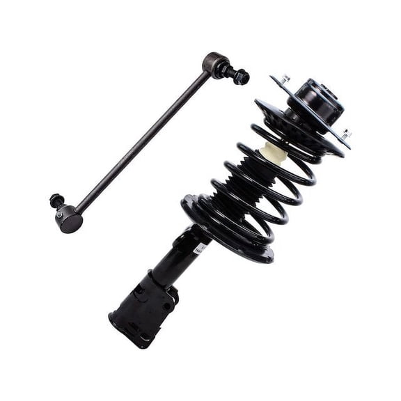 Front Strut Assembly and Sway Bar Link Kit - Compatible with 2001 - 2007 Dodge Grand Caravan 2002 2003 2004 2005 2006