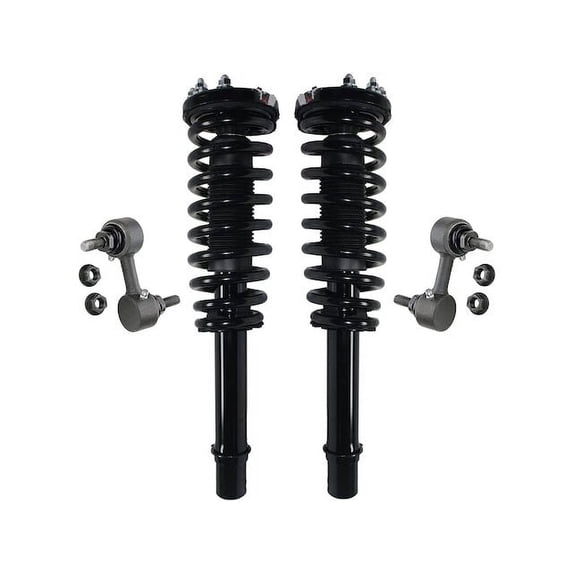 Front Strut Assembly and Sway Bar Link Kit - Compatible with 2003 - 2007 Honda Accord 2004 2005 2006